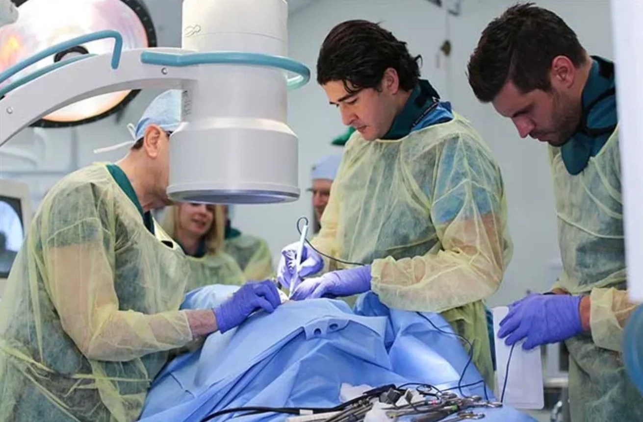 Dr. Rod Oskouian teaching surgical technique at Kenyatta National Hospital